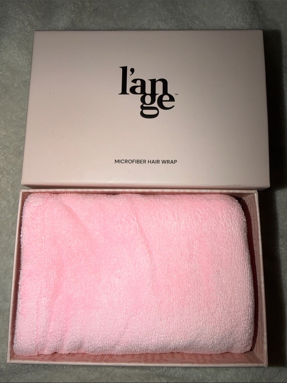 L'ange Pink Microfiber Hair Wrap